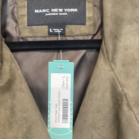 NWT Marc New York size large anTalia jacket in Olive L - Picture 2 of 7